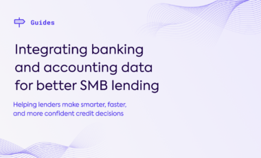 Integrating banking and accounting data for better SMB lending